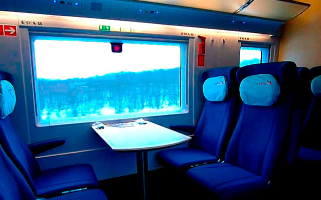 Sapsan, economy+ class.